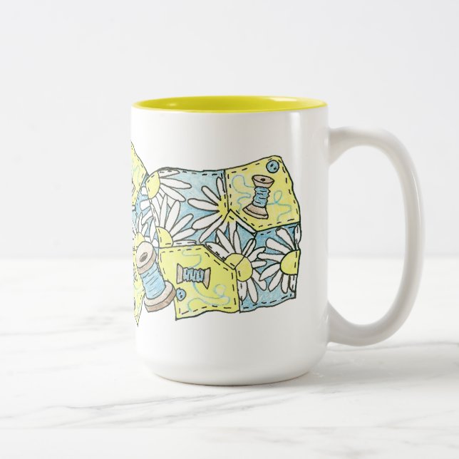 Taza Bicolor Quilter's Coffee Mug (Derecha)