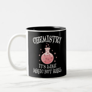 Taza Bicolor Química - Es como la magia pero la ciencia diverti
