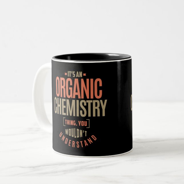 Taza Bicolor Química orgánica (Anverso izquierdo)