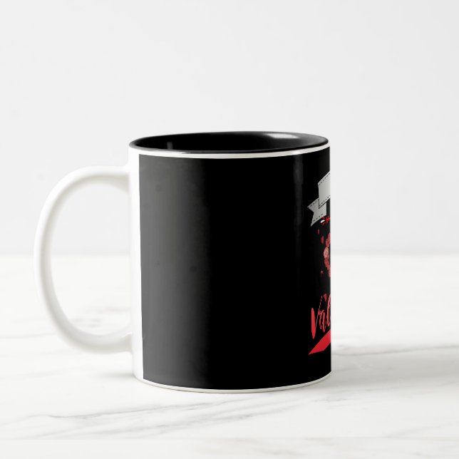 Taza Bicolor Rabbit Lover | El Conejo Es Mi Valentín (Izquierda)