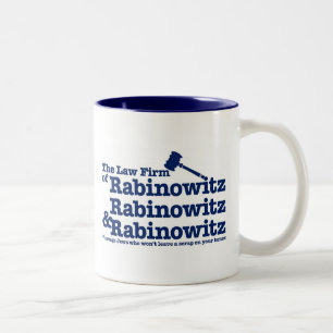 Taza Bicolor Rabinowitz Rabinowitz y Rabinowitz