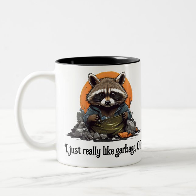 Taza Bicolor Raccoon (Izquierda)