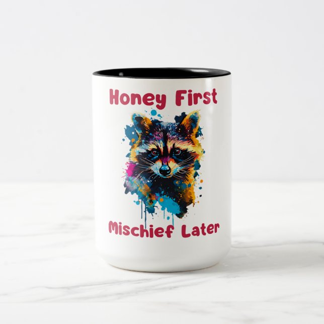 Taza Bicolor Raccoon (Centro)