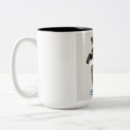 Taza Bicolor Raccoon Coffee Mug