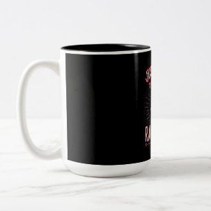Taza Bicolor Raccoon Lover Sólo un Chica que ama el mapache