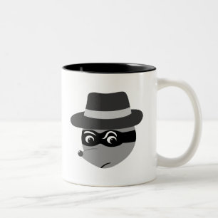 Taza Bicolor Raccoon Mobster