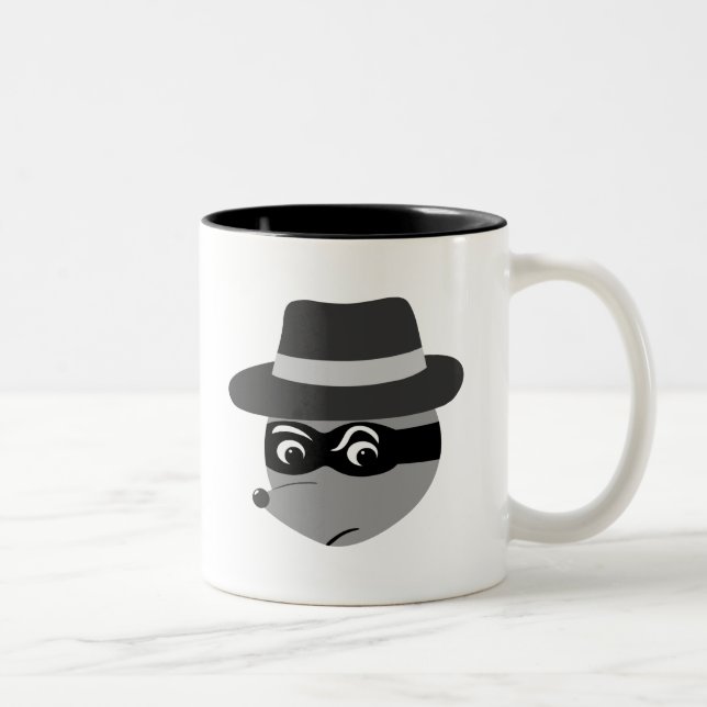 Taza Bicolor Raccoon Mobster (Derecha)