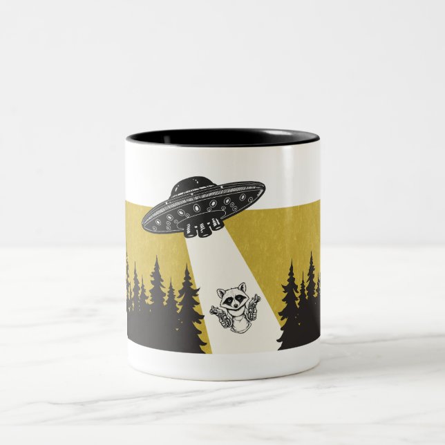 Taza Bicolor Raccoon UFO (Centro)
