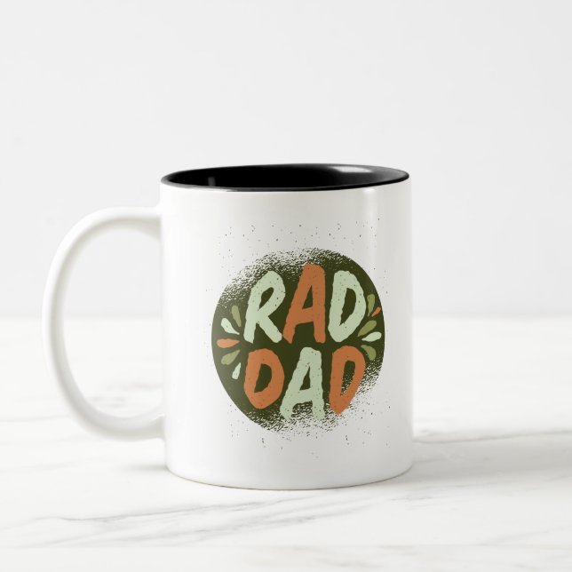 Taza Bicolor Rad Dad (Izquierda)