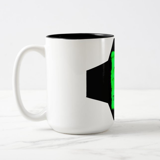 Taza Bicolor Rad Rebellion Coffee cráneo de fútbol (Izquierda)