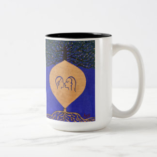 Taza Bicolor "Raíces del amor" Mug