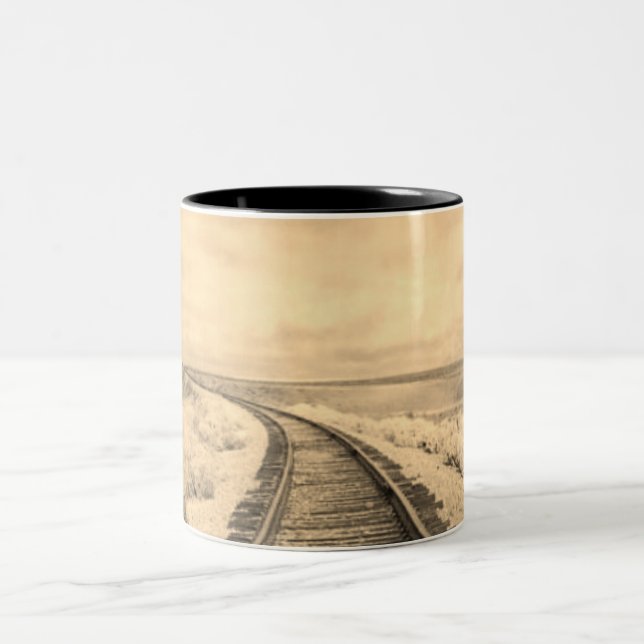 Taza Bicolor Rail Road Mug (Centro)