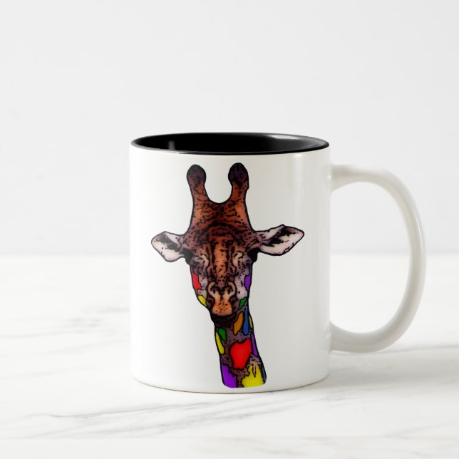 Taza Bicolor Rainbow Giraffe Mug (Derecha)