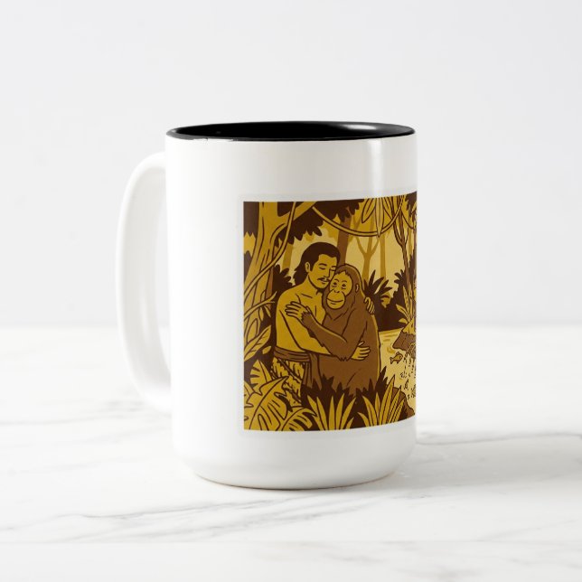 Taza Bicolor Rakup Beliang (Anverso izquierdo)
