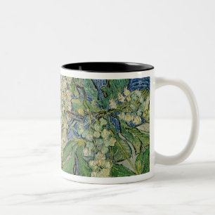 Taza Bicolor Ramas florecientes de la castaña de Vincent van