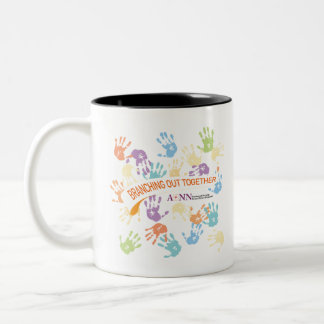 Taza Bicolor Ramificándose juntos
