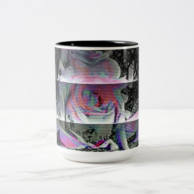 Taza Bicolor Ramo Techno  (Centro)