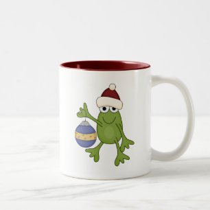 Taza Bicolor Rana Santa con camisetas y regalos adornados