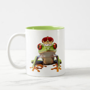 Taza Bicolor Rana y corona