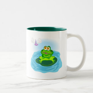 Taza Bicolor Rana y mosca
