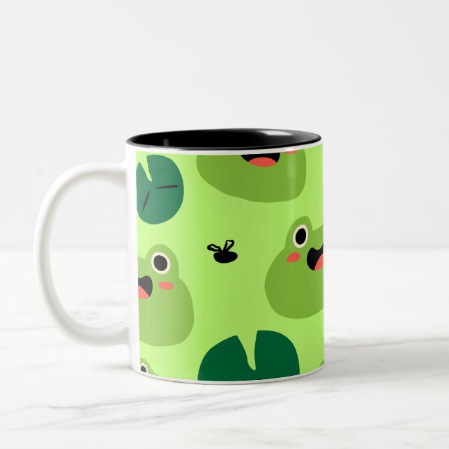 Taza Bicolor Ranas divertidas (Izquierda)