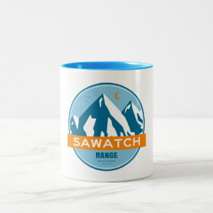Taza Bicolor Rango de Sawatch Colorado