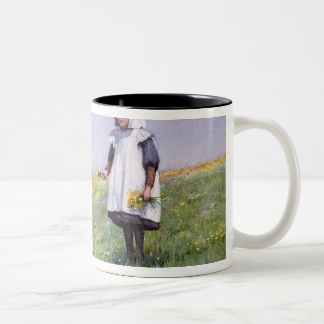 Taza Bicolor Ranúnculos y margaritas (Derecha)