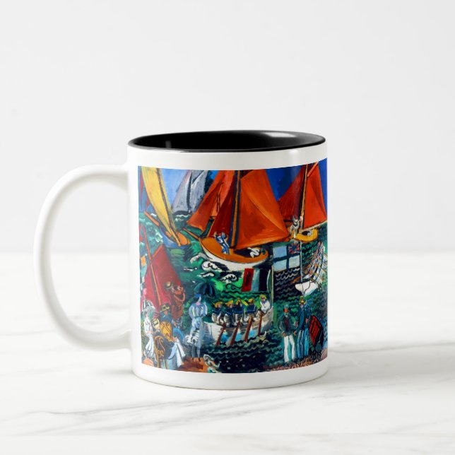 Taza Bicolor Raoul Dufy (Izquierda)