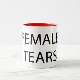 Taza Bicolor Rasgones femeninos