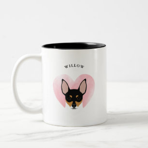 Taza Bicolor Rat Terrier Mugs