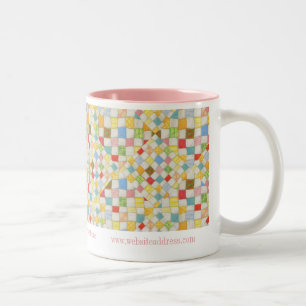 Taza Bicolor RATÓN DE DOS TONOS Rosa DE LA ID DE NEGOCIO DE MOS