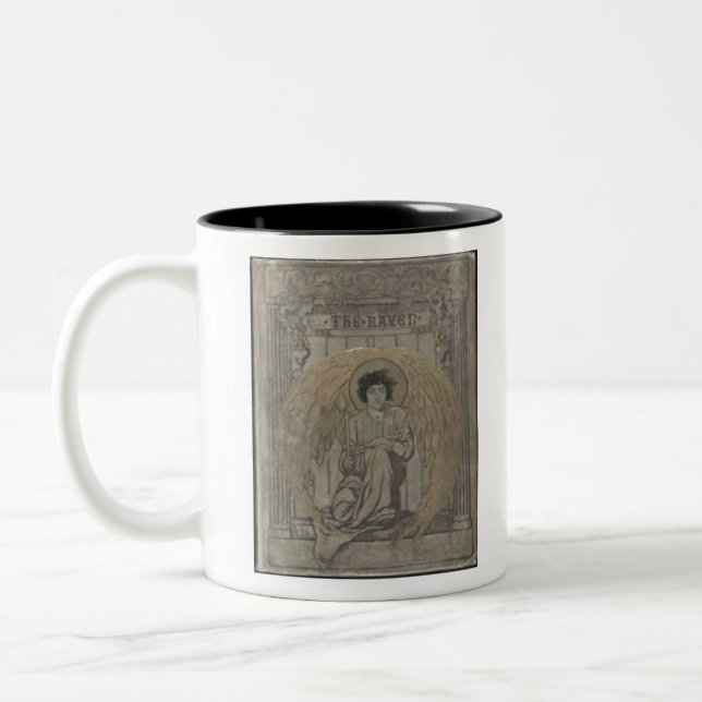 Taza Bicolor Raven Edgar Allen Poe (Izquierda)