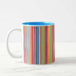 Taza Bicolor Raya del arco iris