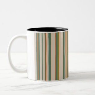 Taza Bicolor Rayado decorativo