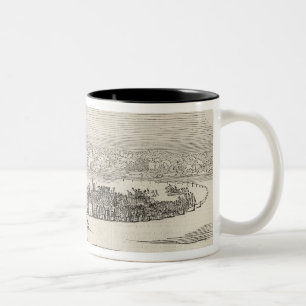 Taza Bicolor Razas en el cercado del trigo: Hamlet de Col.