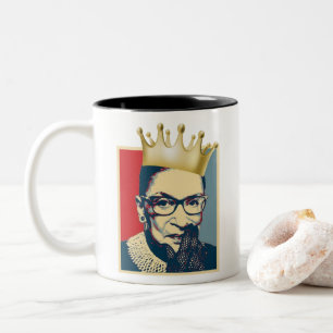 Taza Bicolor RBG (Ruth Bader Ginsburg)