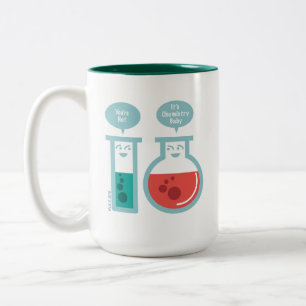 Taza Bicolor Reacción química