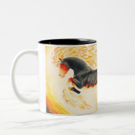 Taza Bicolor Reajuste de la pesadilla