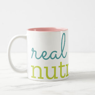 Taza Bicolor Real Mom Nutrition Two-Tone Mug (11 oz)