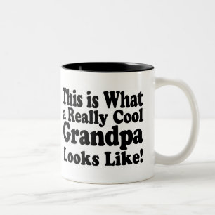 Taza Bicolor Realmente Guay Grandpa Mug