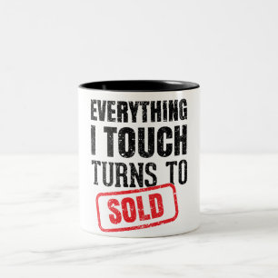 Taza Bicolor Realtor Funny Mug