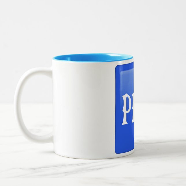Taza Bicolor Recen café Mug (Izquierda)