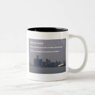 Taza Bicolor Recepción a Detroit