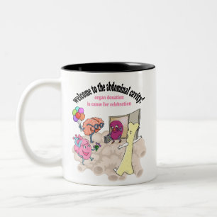 Taza Bicolor ¡Recepción a la cavidad abdominal!