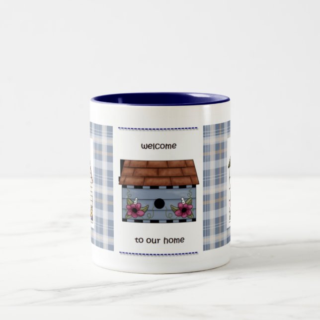 Taza Bicolor Recepción a nuestro hogar (Centro)