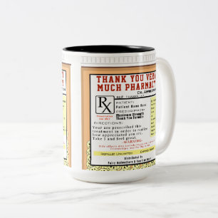 Taza Bicolor Receta de agradecimiento