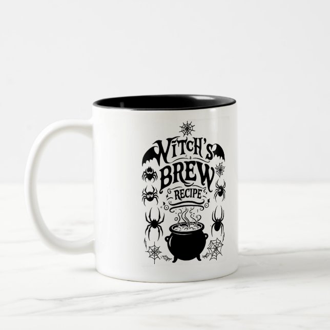 Taza Bicolor Receta de Witches Brew (Izquierda)