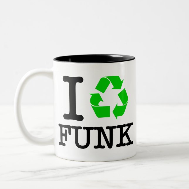 Taza Bicolor Reciclo Funk (Izquierda)