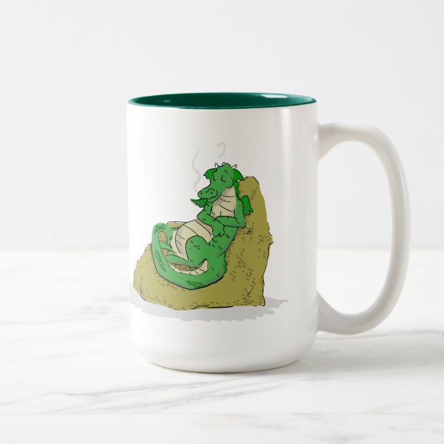 Taza Bicolor Reclinación sobre el botín (Derecha)