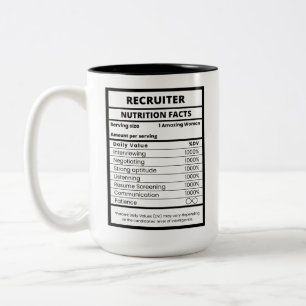 Taza Bicolor Reclutadores y gerentes de departamento de RRHH Co